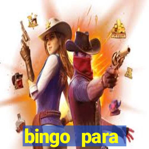 bingo para despedida de solteira para imprimir